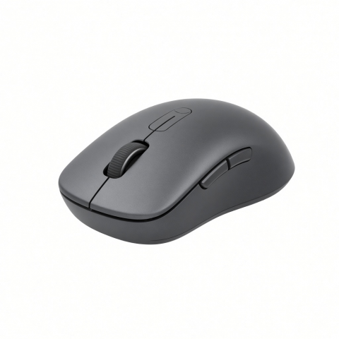 Bluetooth Wireless Mouse, Black Ergonomic Design with Scroll Wheel