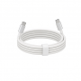 USB-C to USB-C Charging and Data Cable, White, 1 Pack