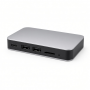 7-in-1 USB-C Hub, HDMI, USB 3.0, SD and MicroSD Card Reader, Aluminum Alloy, Gray