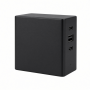 USB-C Desktop Docking Station with SSD Enclosure, Black Aluminum, Triple Port Connectivity
