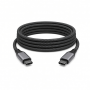 USB C to USB C Cable, Braided Black, 1 Pack