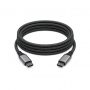 USB C to USB C Cable, Braided Black, 1 Pack