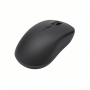 Slim Wireless Optical Mouse, Black Ergonomic Design, 2.4GHz
