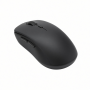 Slim Wireless Optical Mouse, Black Ergonomic Design, 2.4GHz