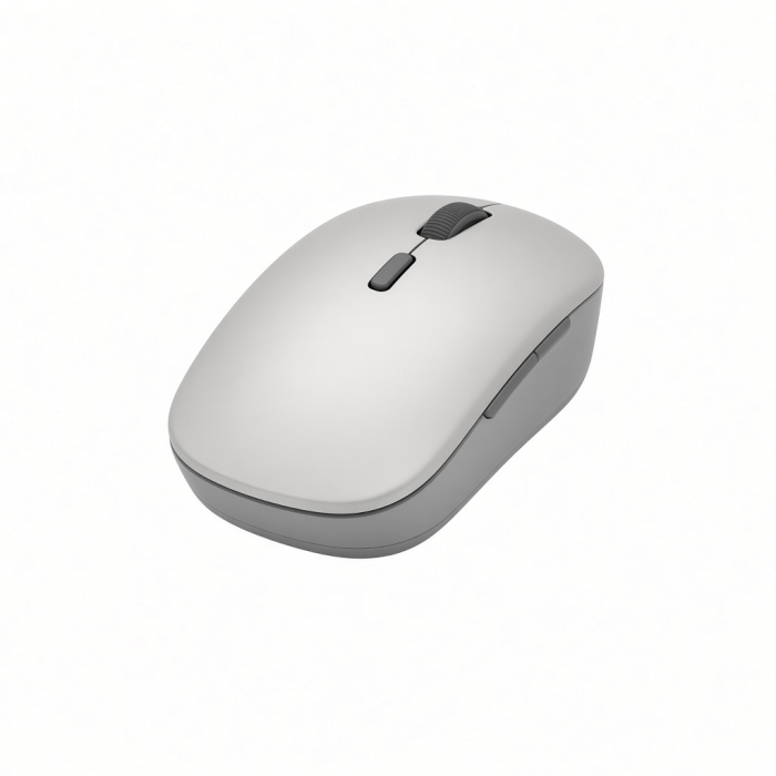 Slim Wired Mouse, Ergonomic Gray Design, USB Connection