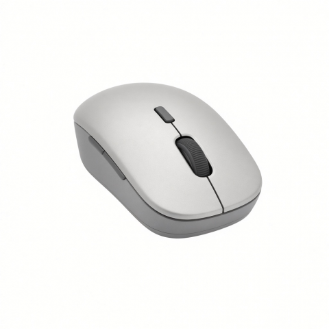 Slim Wired Mouse, Ergonomic Gray Design, USB Connection