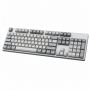 Slim Wired Keyboard, Full-Size Low-Profile Design, Silver Gray