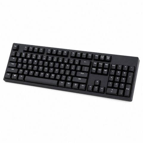 Slim Wireless Keyboard and Mouse Combo, Black