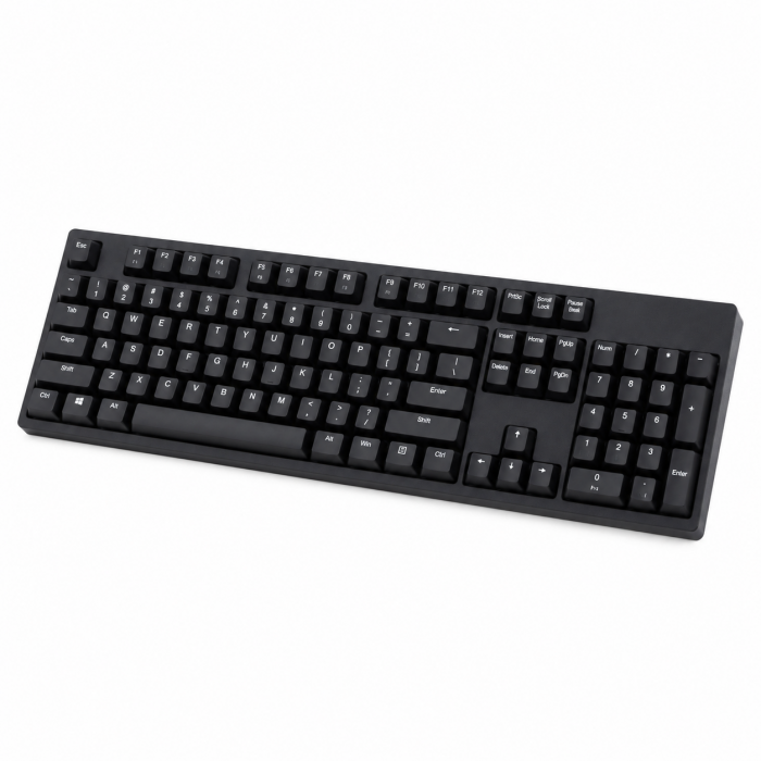Slim Wireless Keyboard and Mouse Combo, Black
