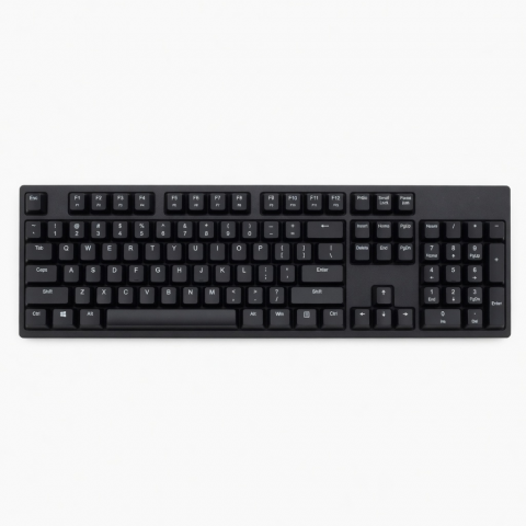 Slim Wireless Keyboard and Mouse Combo, Black