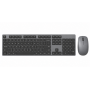 Slim Wireless Keyboard and Mouse Combo, Gray, Low Profile