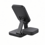 3-in-1 Foldable Wireless Charging Stand, Black, 25W