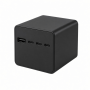140W Desktop Charger, Black USB-C and USB-A Ports, Multi-Port Charging Station