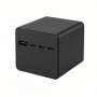 140W Desktop Charger, Black USB-C and USB-A Ports, Multi-Port Charging Station