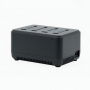 240W Desktop Charger, Black, 12-Port USB Charging Station