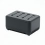 240W Desktop Charger, Black, 12-Port USB Charging Station