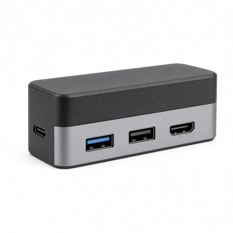 USB-C Hub, Aluminum, 2 USB-A Ports and HDMI Output, Black