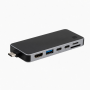 USB-C Hub Adapter, Aluminum Alloy, HDMI, USB 3.0, SD Card Reader